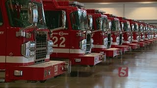 New Fire Trucks Increases Safety In Nashville [upl. by Potts]