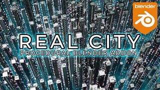 Real City  Procedural Buildings Addon Teaser [upl. by Ylim]