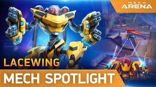 Mech Arena  Mech Spotlight  Lacewing [upl. by Birgit]