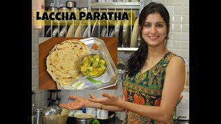 INDISCHES FLADENBROT  Laccha PARATHA  indisch Kochen [upl. by Lednahc]