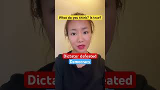 Dictator defeated Democracy dictator defeat democracy kamalaharris donaldtrump [upl. by Karp568]