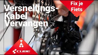 Zo vervang je een Versnellingskabel op je MTB  Fix je Fiets [upl. by Enitsirhk]