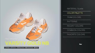 Varsity Gold New Balance 9060 NBA 2K25 [upl. by Robin]