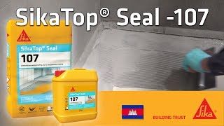 SikaTop® Seal 107 KH  leading cementitious waterproofing in Cambodia [upl. by Shellie]