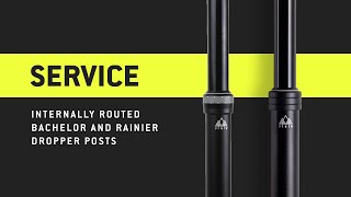 PNW Components How to Service Bachelor amp Rainier IR Dropper Posts [upl. by Tnecillim830]