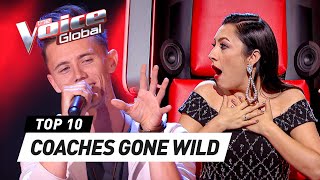 Blind Auditions that make the COACHES GO CRAZY on The Voice [upl. by Seraphina]