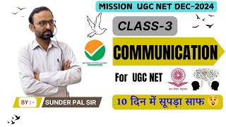 Types of Communication  Communication For UGC NET Paper 1  Class3 By Sunder Pal Sir [upl. by Zednanref]