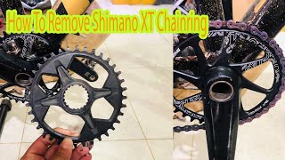 How To Remove amp Replace Shimano XT Chainring Easy amp Quick [upl. by Crista607]