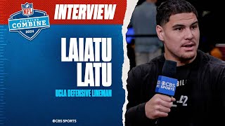 Laiatu Latu makes his case to why he is top EDGE rusher in 2024 NFL Draft Class I CBS Sports [upl. by Aiam]