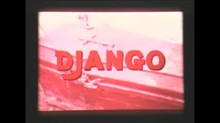 Django 1966  canzone e titoli di testa copia in 16mm [upl. by Nanor]