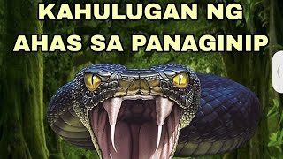 KAHULUGAN NG AHAS SA PANAGINIP [upl. by Llecrad]