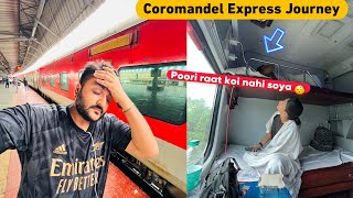 Coromandel Express Journey after Accdent  poora raat jaga raha 😨  Indian Railways [upl. by Chris]