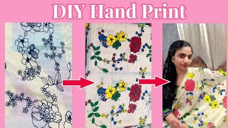 DIY hand paintingforyou fabricpaint diy [upl. by Everick]