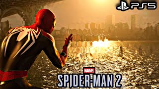 Iron Man RetroReflective Panels In spider man 2 ps5 gameplay 4k60FPS [upl. by Eelesor]