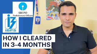 How I cleared SBI PO IBPS PO in first attempt  Full strategy without coaching [upl. by Ellebasi]