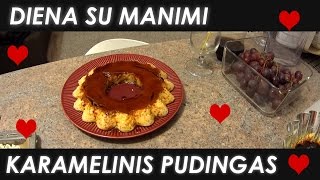 VLOG Karamelinio pudingo receptas  Justes Grozio Kanalas [upl. by Salsbury850]