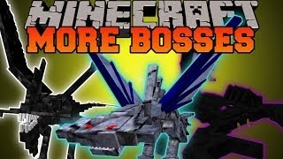 Minecraft MORE BOSSES DIMENSIONS BOSSES GIRLFRIENDS OreSpawn Mod Showcase [upl. by Hessney]