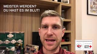 Niedersächsische Blutspendemeisterschaft 2019 Per Mertesacker [upl. by Threlkeld1]