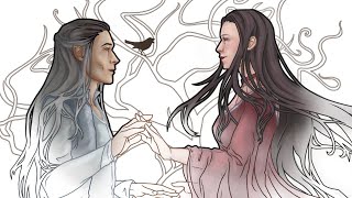 Thingol and Melian  Drawing the Silmarillion [upl. by Nima439]