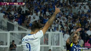 😲⚽️ GOL DE ALEKSANDAR MITROVIĆ  ALNASSR FC 12 AL HILAL SFC  SSCENFOX [upl. by Neelik]