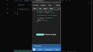 Comprendre les types Union et Intersection en Typescript  typescript javascript coding web [upl. by Fasto]