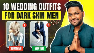 10 Wedding Outfits For Dark Men  In Hindi  Love Dark [upl. by Allisan354]