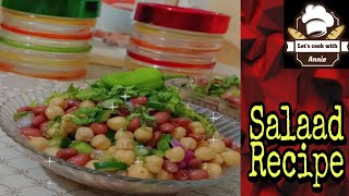 Chickpea Red Bean Salad  Healthy Salad Recipe by Annies Kitchen [upl. by Eselahc]