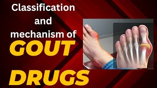 Classification and mechanism action of Gout DRUGS or Medicine [upl. by Udela]