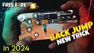 BACK JUMP⚡ NEW TRICK  FREE FIRE BACK JUMP SIMPAL TRICK😱 [upl. by Loriner405]