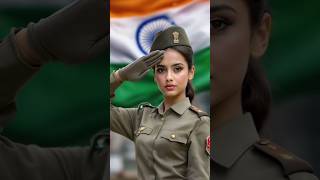 Indian Female Soldier Salutes the Nation 🇮🇳  Proud Moment indianarmy patriotism india shorts [upl. by Phoebe]