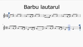 RO Partitura  Barbu lautaru [upl. by Kapoor]