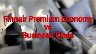 Finnair Business vs Premium class flight comparison [upl. by Yanarp]