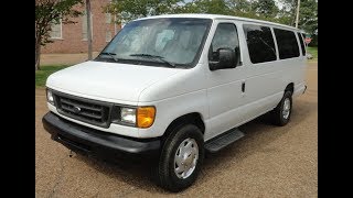 2005 Ford E350 diesel van Test Drive [upl. by Notsnorb]