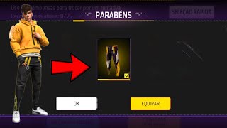 BUG PARA PEGAR RÁPIDO A CALÇA ANGELICAL AMARELA NO FREE FIRE [upl. by Ezequiel]