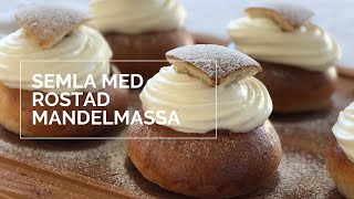 Semla med rostad mandelmassa [upl. by Otrevogir]