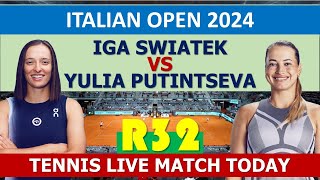 Iga Świątek vs Yulia Putintseva  Italian Open 2024 [upl. by Jane]