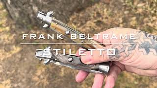 Frank Beltrame Italian Stiletto Knifes 2024 [upl. by Neved]