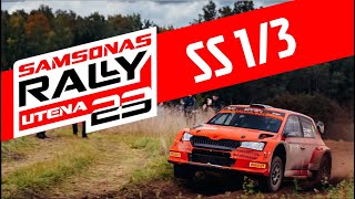 SS 13  Samsonas Rally Utena 2023 [upl. by Wilona458]