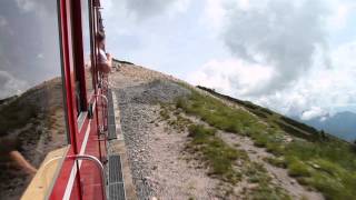 Сlimbing the Schafberg mountain on the train [upl. by Elletnwahs]