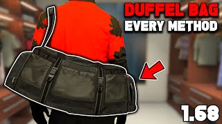 Every Method To Get The Black Duffel Bag In Gta 5 Online 168 [upl. by Ahselak805]