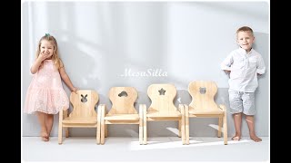 MesaSilla Adjustable Chair 寶寶自主學習單椅 [upl. by Repohtsirhc]