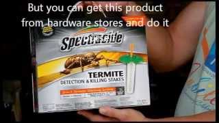 Termite Detection amp Killing Part 1 [upl. by Airrehs845]