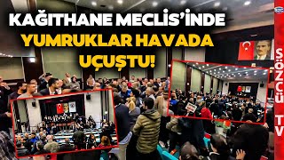 CHPli İsim Konuşurken Şişe Fırlatıldı Kağıthane Belediye Meclisinde Kavga İki Kişi Yaralandı [upl. by Russ]