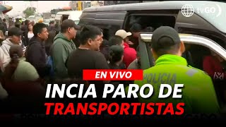 🔴 EN VIVO  Inicia paro convocado por sector de transportistas  América Noticias [upl. by Mcfarland]