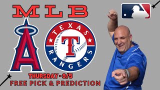 Angels Vs Rangers MLB Picks for Thursday 95  Picks And Parlay [upl. by Ardied]