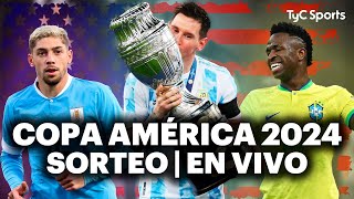 EN VIVO 🔴 SORTEO COPA AMÉRICA 2024 ⚽ ARGENTINA y MESSI defienden el título en ESTADOS UNIDOS [upl. by Aeneus390]