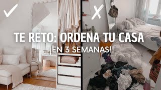 RETO LIMPIA y ORDENA tu CASA en 3 SEMANAS TIPS de LIMPIEZA del HOGAR 💜Jessi Franquet💜 [upl. by Barbur362]