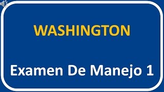 Examen De Manejo De Washington 1 [upl. by Ingraham]