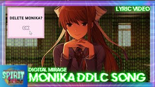 Digital Mirage DDLC Monika Song Official Lyric Video [upl. by Cornia]