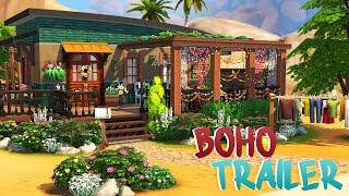 BOHO TRAILER 🎨  The Sims 4  Speed Build [upl. by Kennan359]